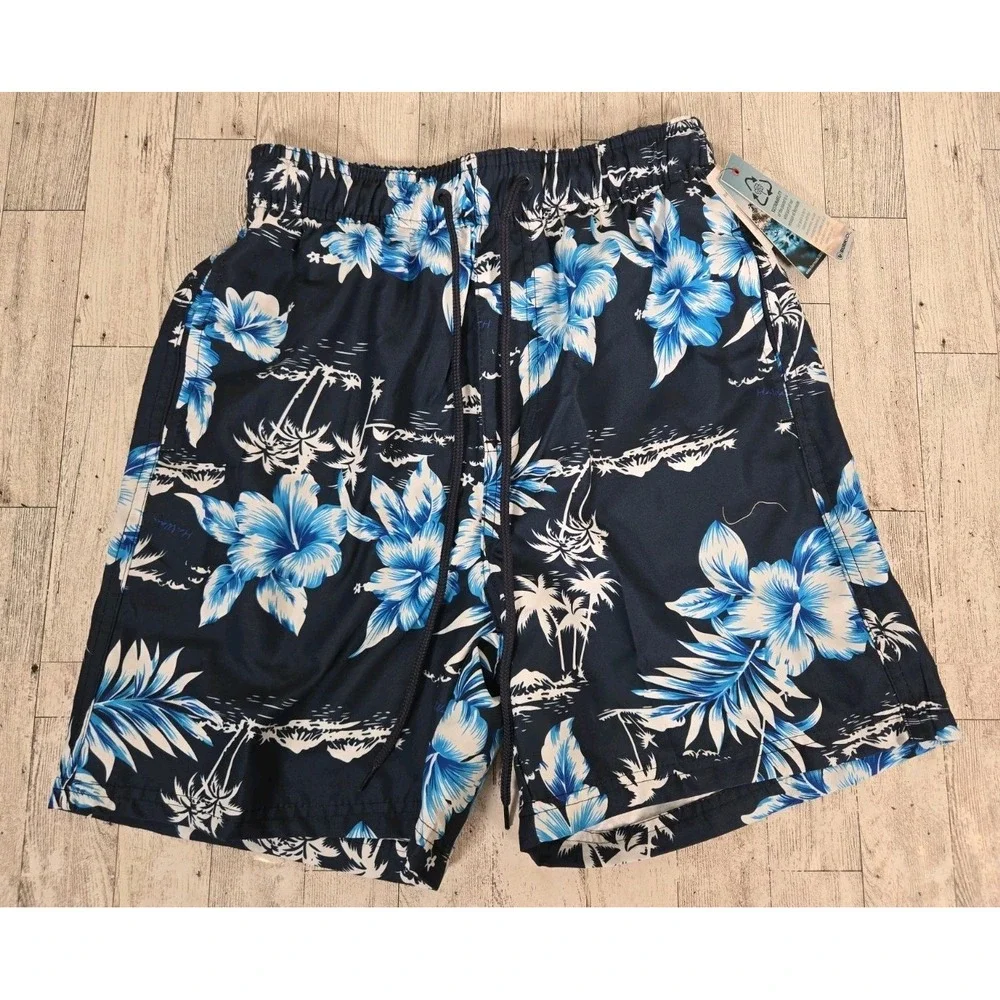Burnside Mens Swim Trunks Shorts SMALL Quick Dry UV Protection Mesh Lining NEW